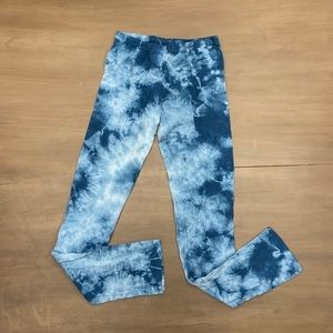 Blue Womens Tie Dye leggings size medium